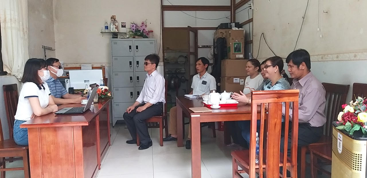 Tập huấn cho Hội Người mù tỉnh Kiên Giang 