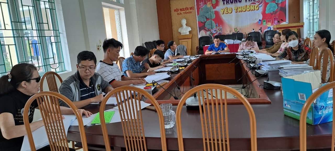 Tỉnh hội Hà Tĩnh tổ chức lớp học xóa mù chữ braille khóa 59