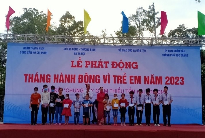 Tỉnh hội Sóc Trăng hưởng ứng Tết thiếu nhi năm 2023