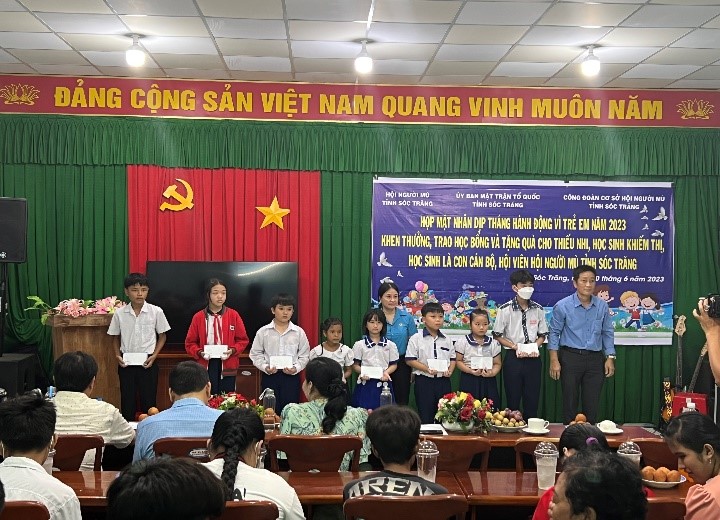 Tỉnh hội Sóc Trăng tổ chức họp mặt nhân Tháng hành động vì trẻ em năm 2023