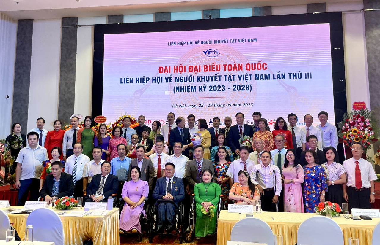 Đại hội Đại biểu toàn quốc Liên hiệp hội về Người khuyết tật Việt Nam, nhiệm kỳ III (2023-2028)
