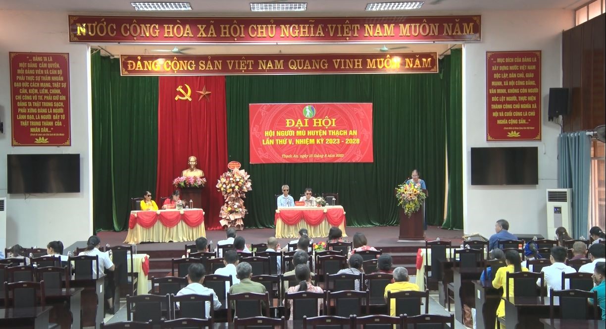 Hội Người mù huyện Thạch An và Quảng Hòa tỉnh Cao Bằng tổ chức đại hội lần thứ V nhiệm kỳ 2023 – 2028